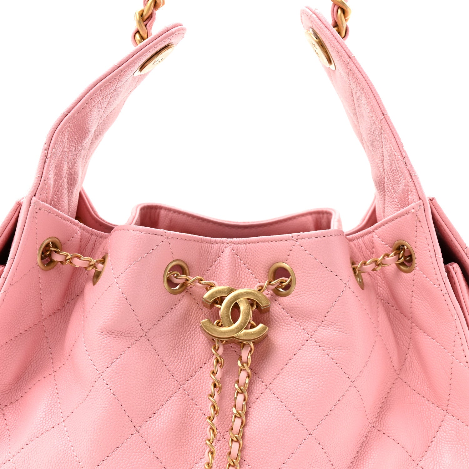 Chanel Caviar Quilted Small Chanel 25 Handbag Light Pink 8 of 10