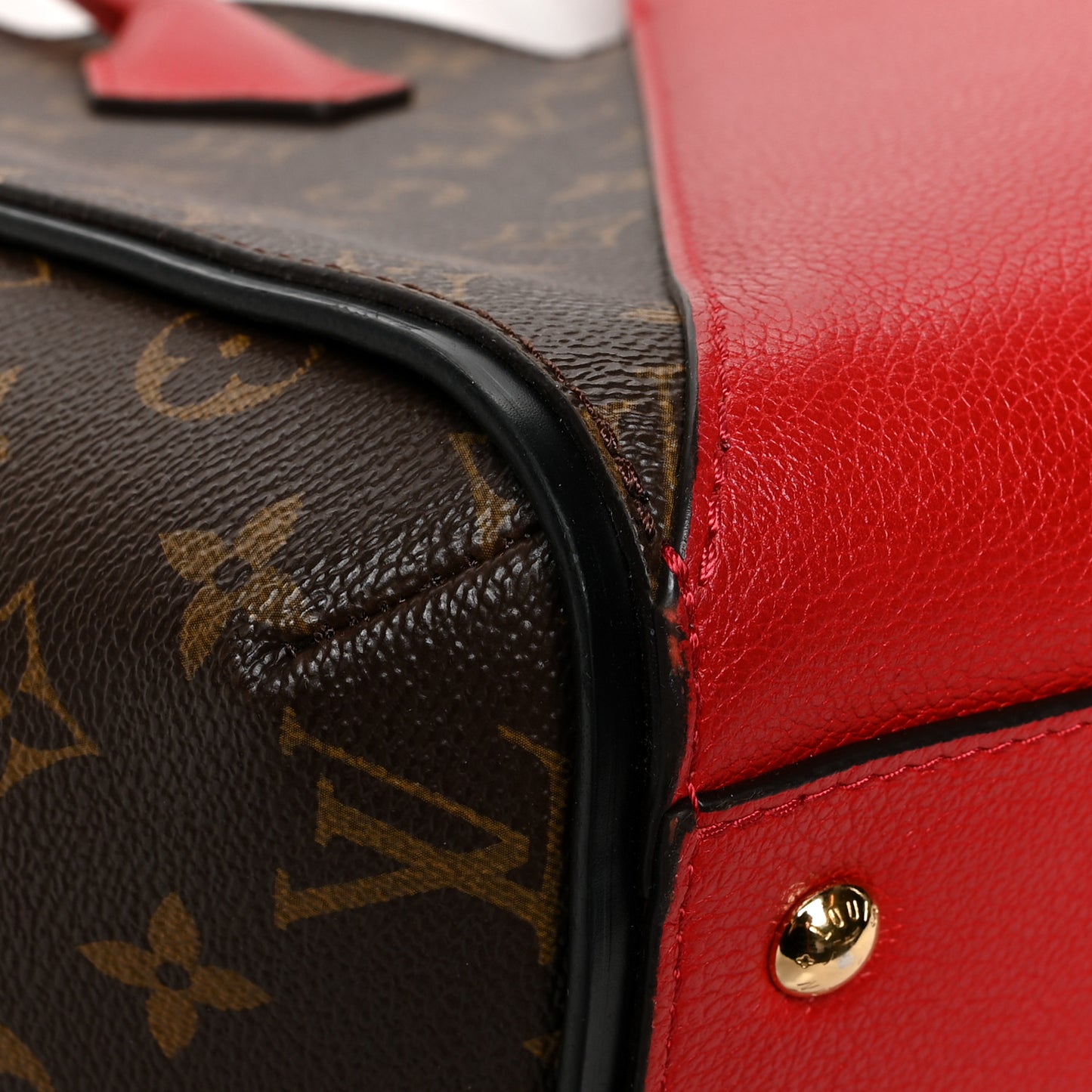 Calfskin Monogram Kimono Tote Cherry