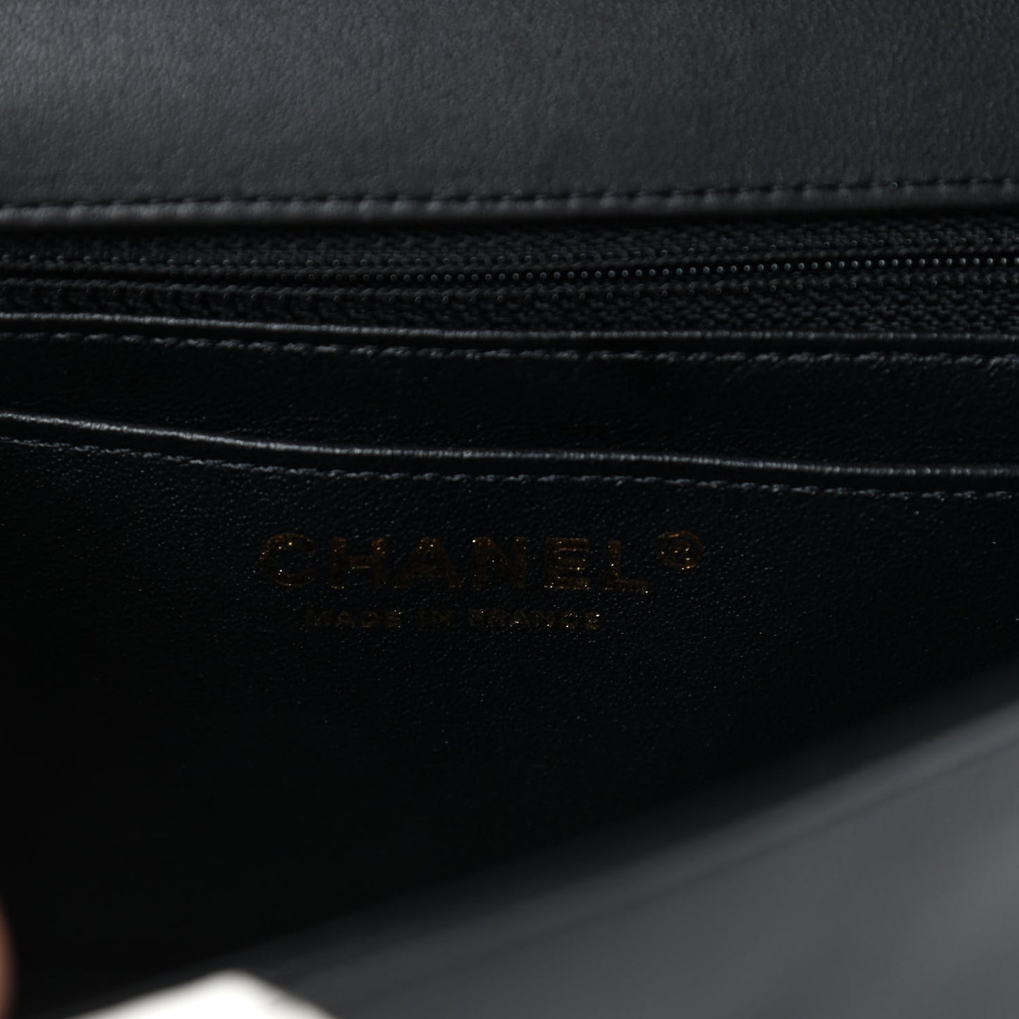 Lambskin Geometric Patchwork Mini Flap Black White