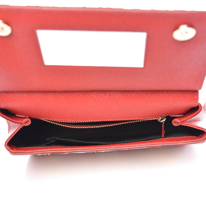 Dolce & Gabbana Dauphine Embellished Medium Miss Sicily Satchel Rosso 7 of 8