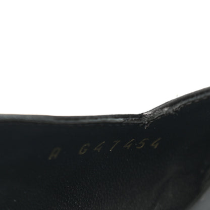 Chanel Lambskin Mixed Fibers Pony Hair Slingback Flats 39 Brown Black White 9 of 10