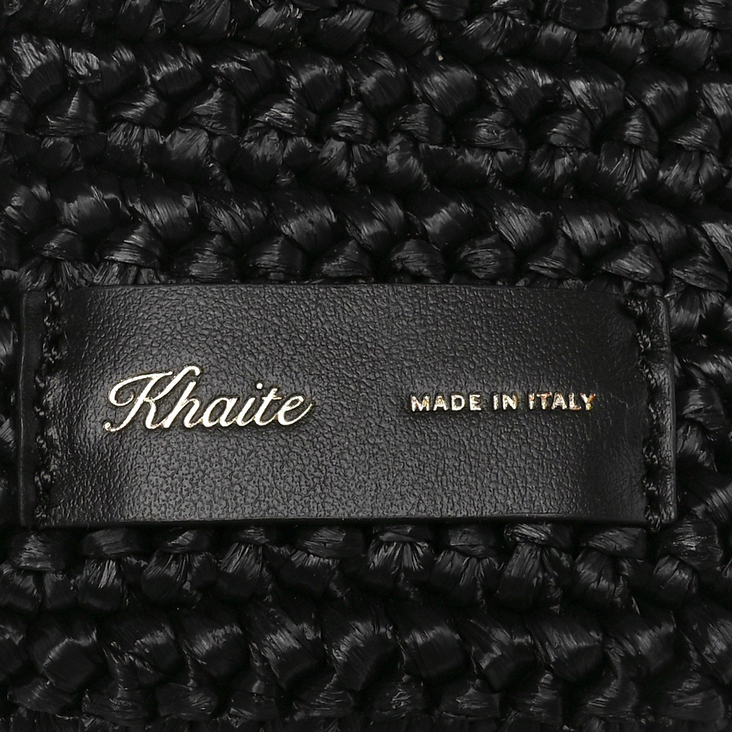 Raffia Olivia Hobo Black