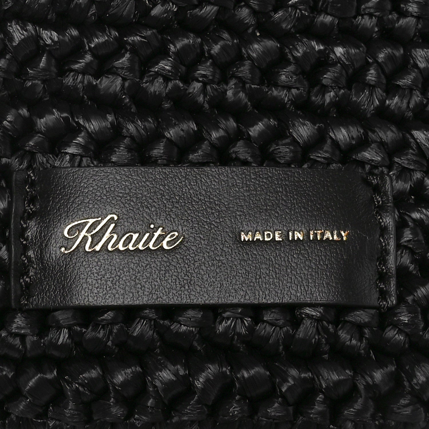 Khaite Raffia Olivia Hobo Black 6 of 9