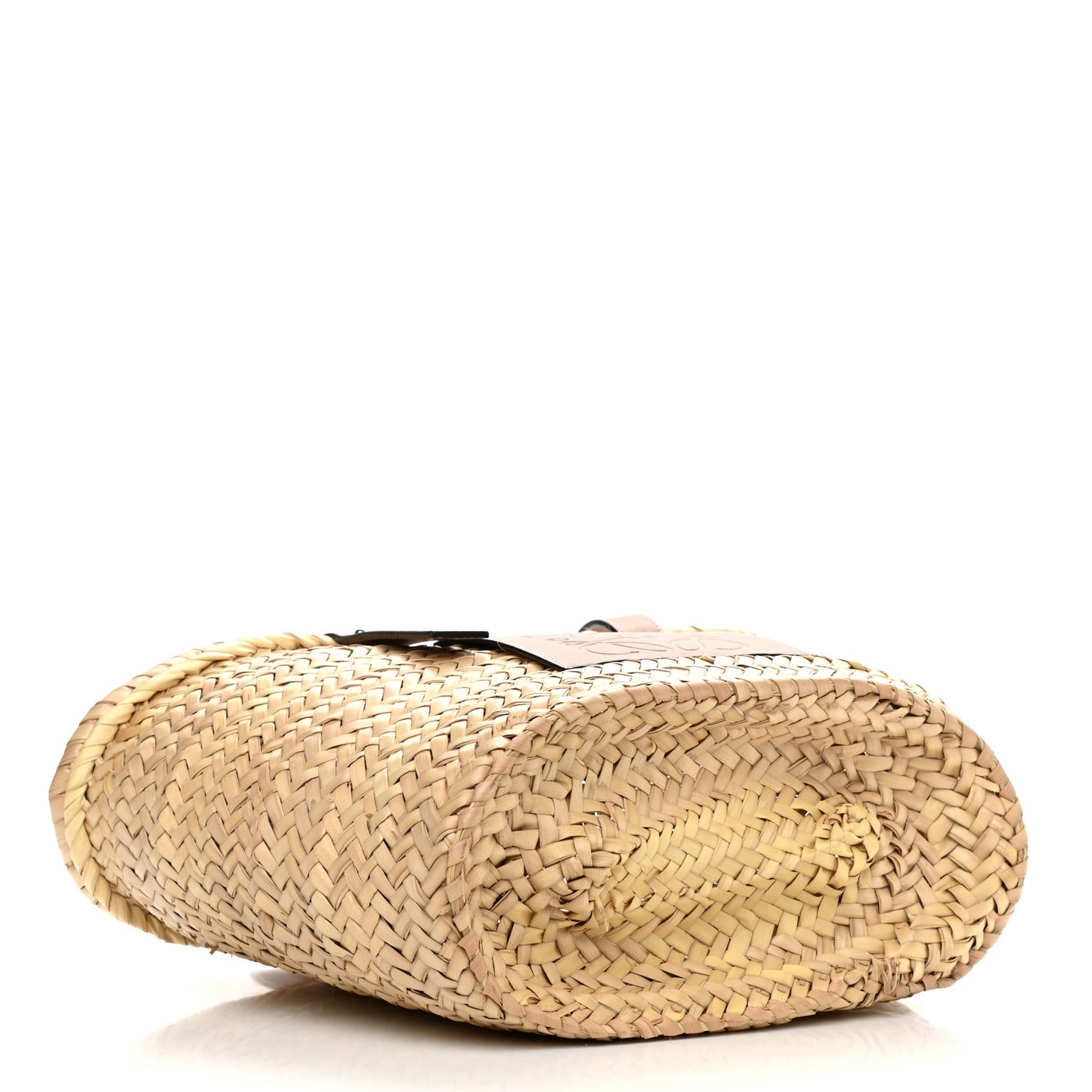 Raffia Basket Tote Bag Natural Tan