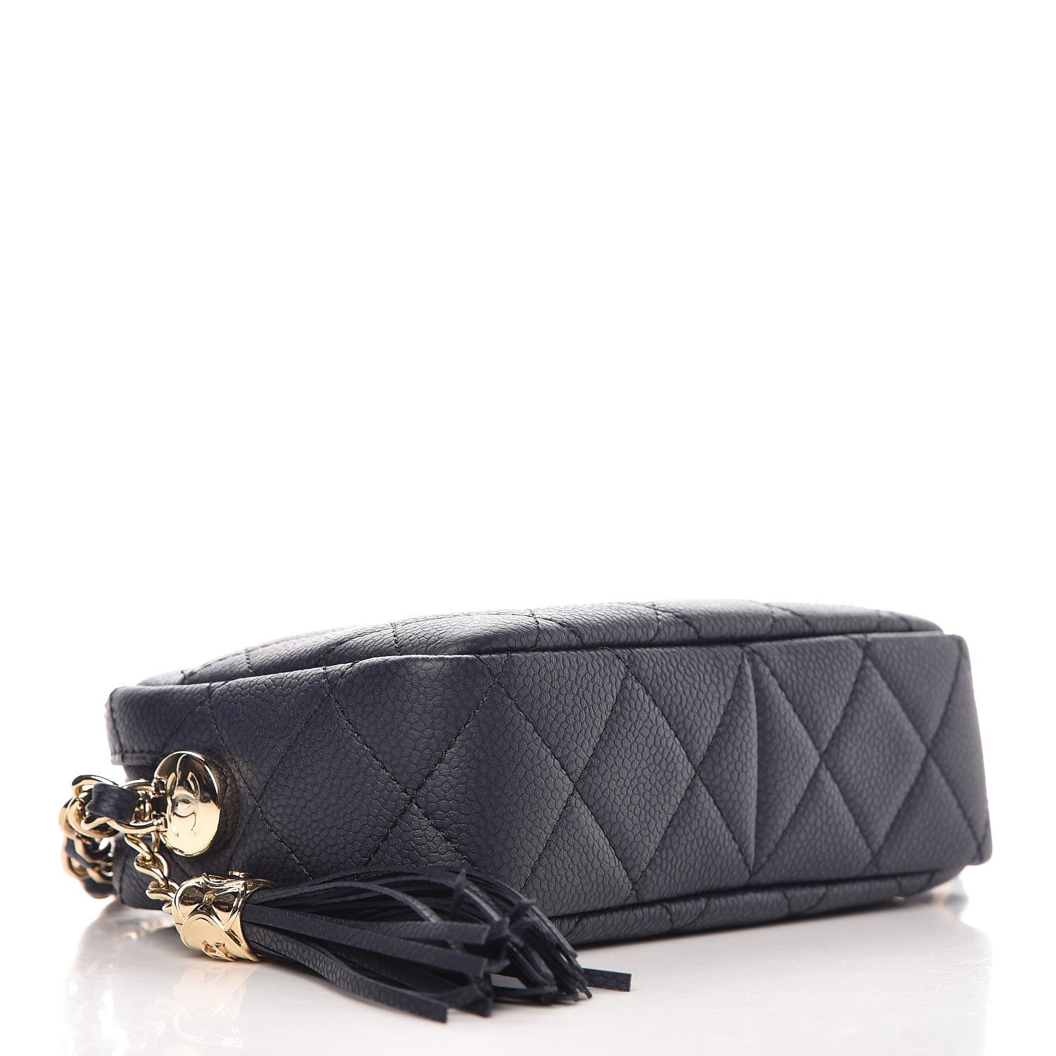 Chanel Caviar Quilted Coco Tassel Camera Case Dark Navy 4 of 8