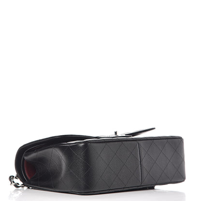 Chanel Caviar Quilted Jumbo Double Flap Black 4 of 12