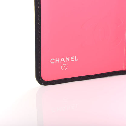 Chanel Calfskin Quilted Cambon Yen Wallet Black 6 of 8