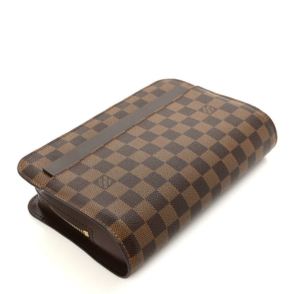 Louis Vuitton Damier Ebene Pochette Saint Louis Clutch 4 of 8