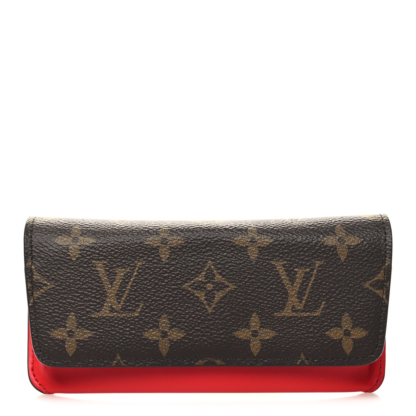 Monogram Woody Glasses Case Rouge