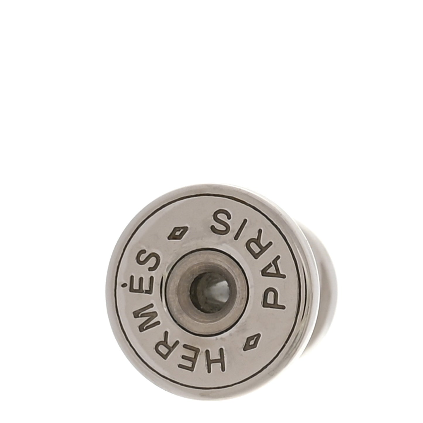 Palladium Lacquered Mini Pop H Earrings Black