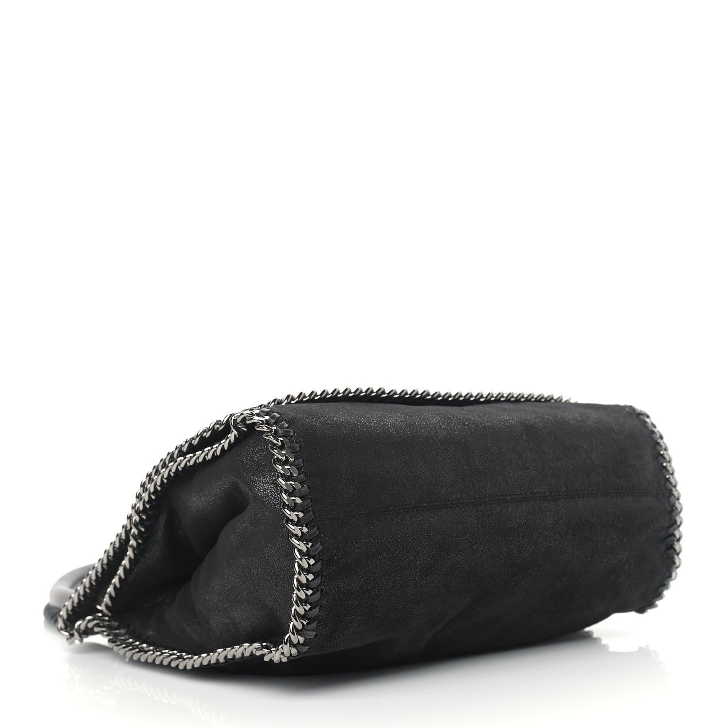Stella McCartney Shaggy Deer Falabella Top Handle Shoulder Bag Black 4 of 11