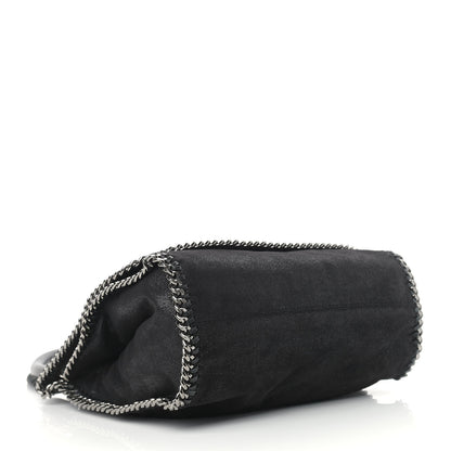Stella McCartney Shaggy Deer Falabella Top Handle Shoulder Bag Black 4 of 11