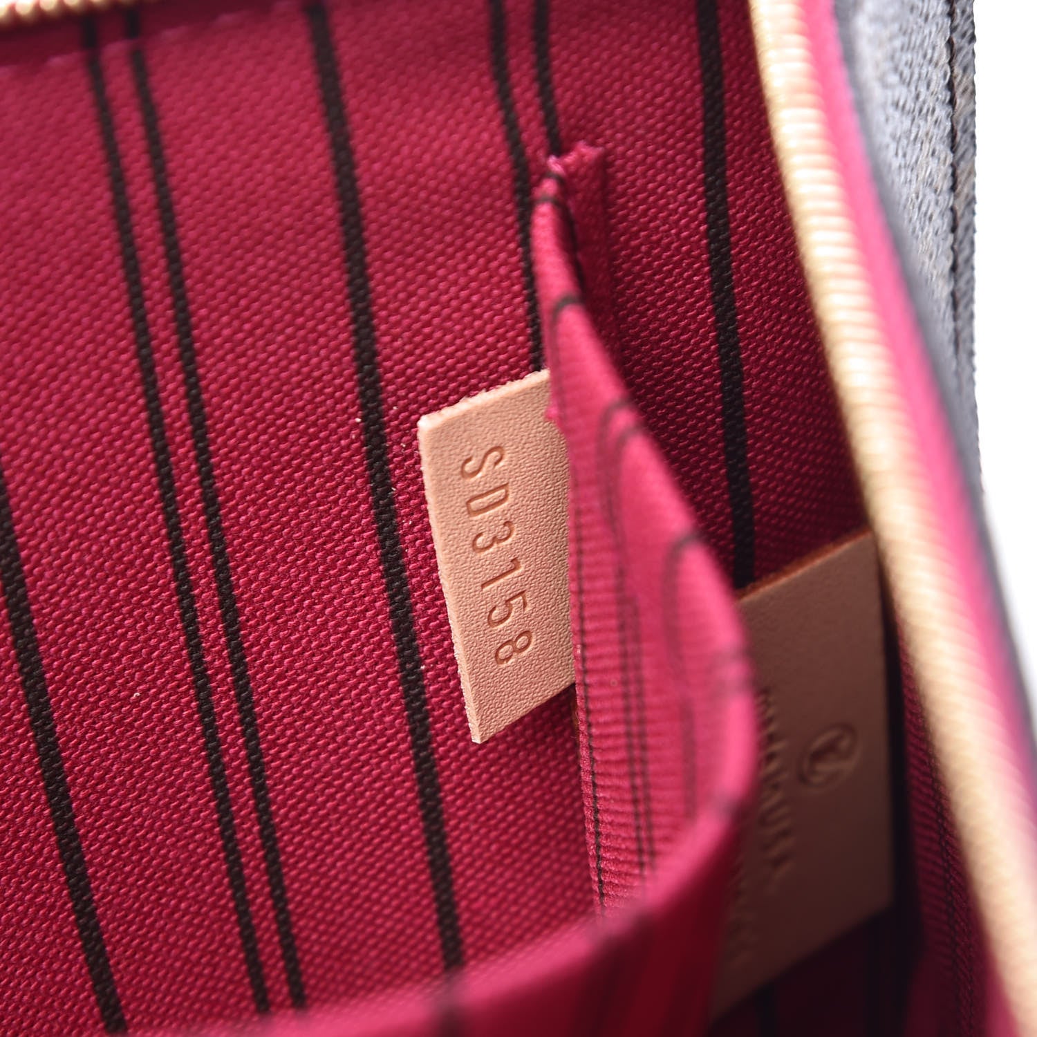 Louis Vuitton Monogram Neverfull MM GM Pochette Pivoine 8 of 8