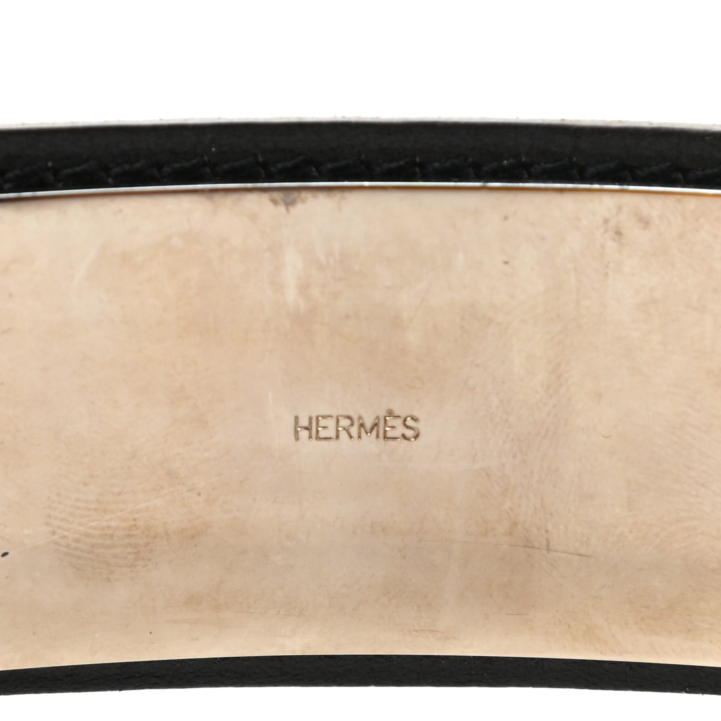 Barenia Box Belt 100 Fauve Black