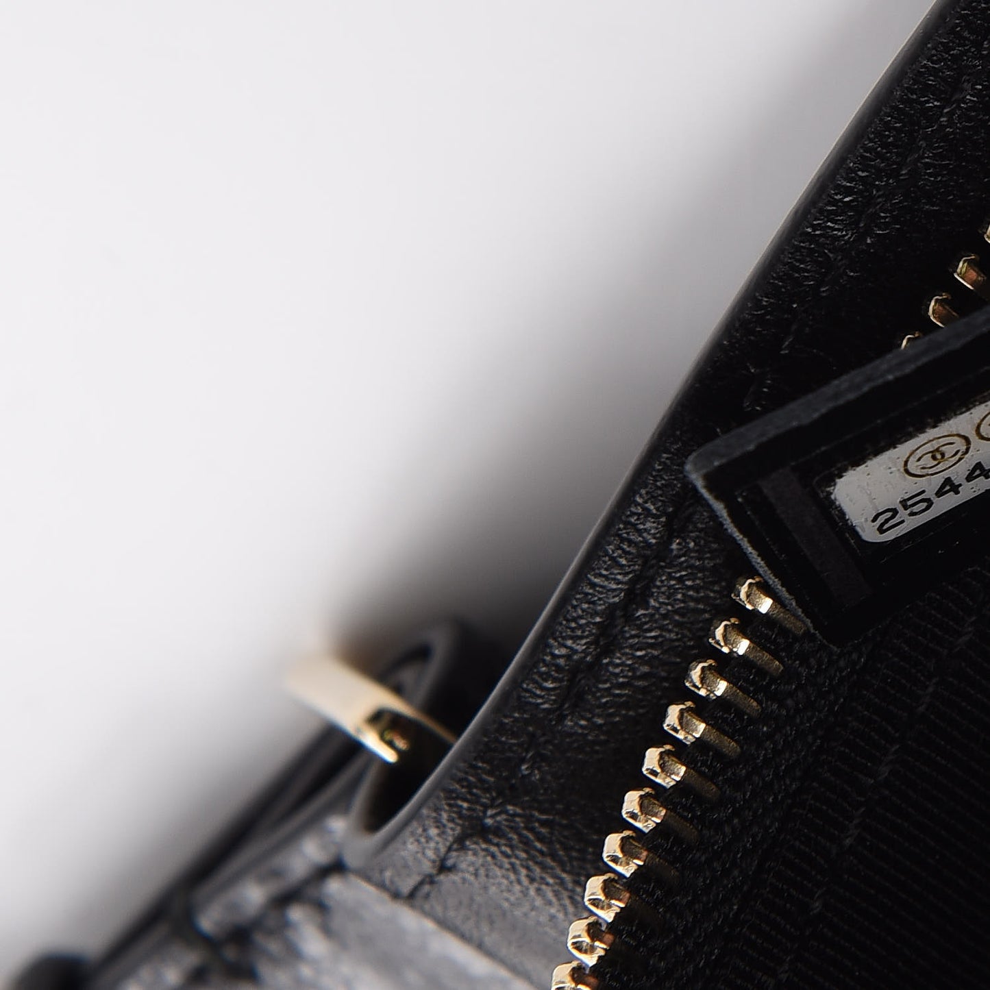 Crumpled Glazed Lambskin Quilted Waist Bag Fanny Pack Black