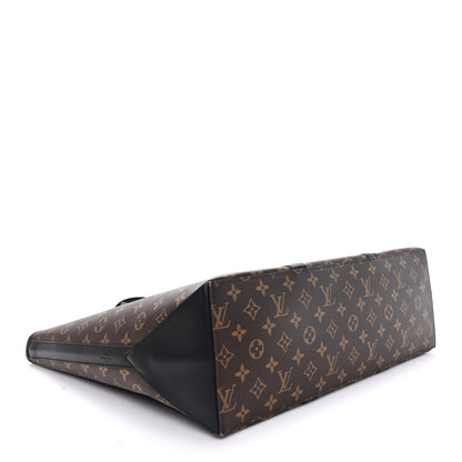 Louis Vuitton Monogram Macassar Weekend Tote GM 4 of 10