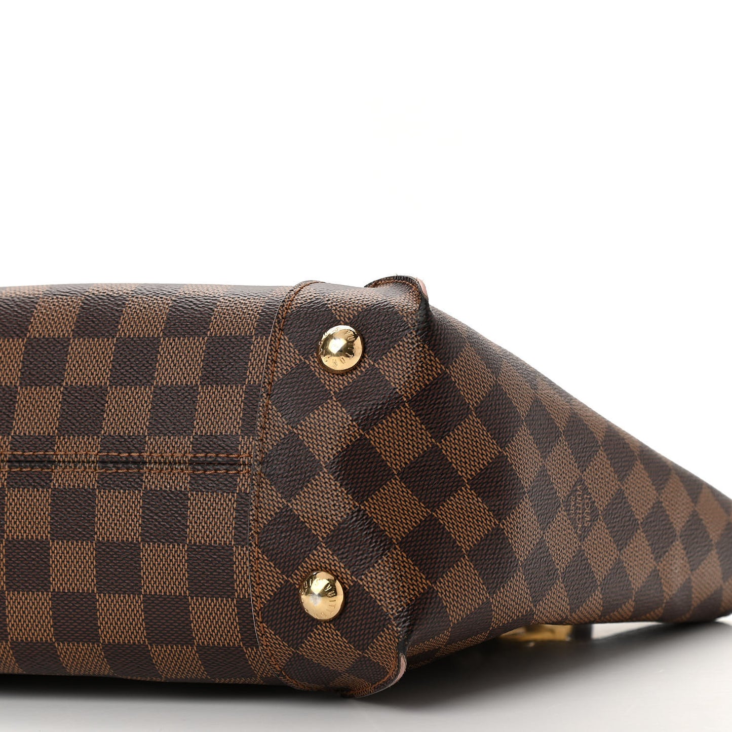 Damier Ebene Caissa Tote PM Rose Ballerine