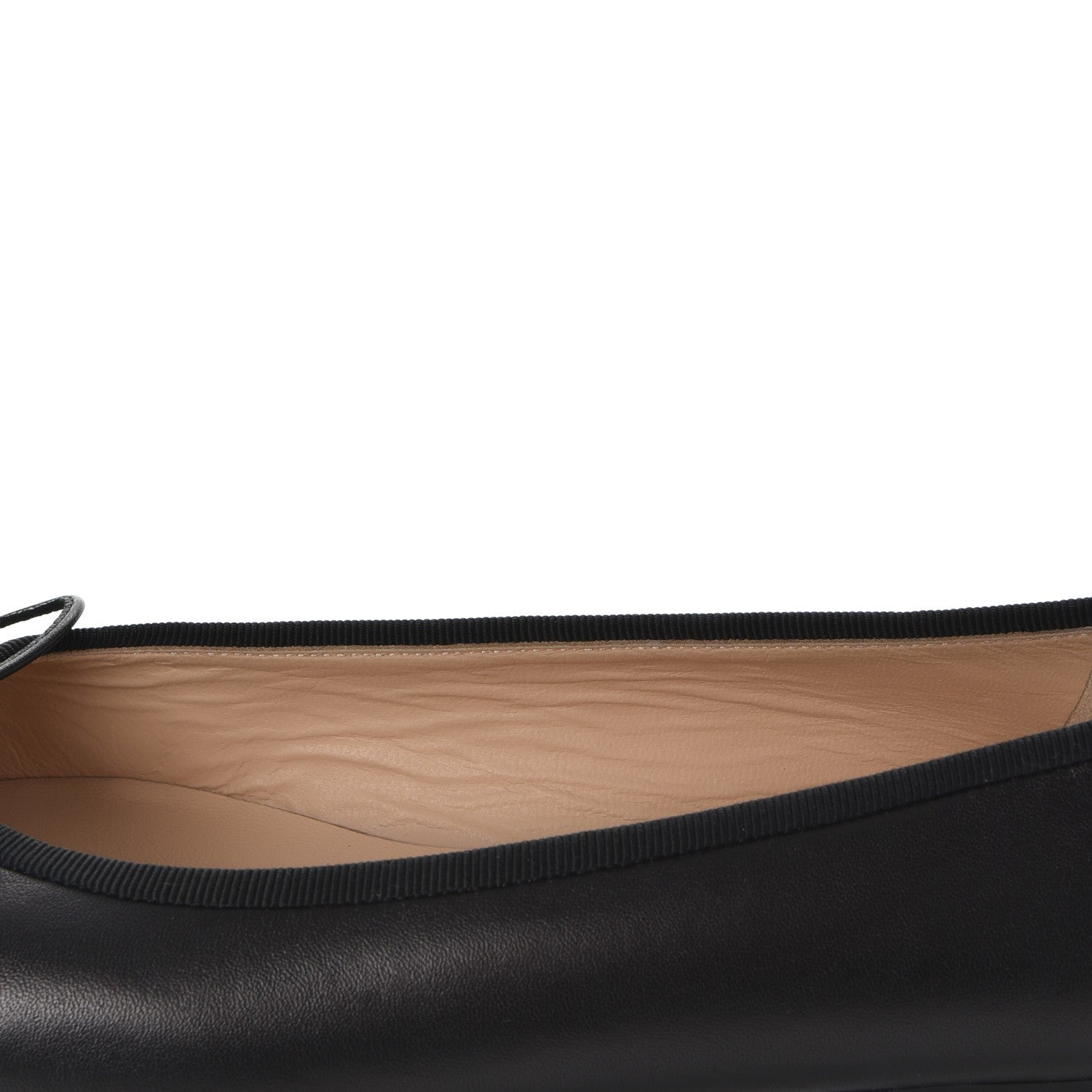 Chanel Lambskin Patent Cap Toe Ballerina Flats 41 Black 9 of 11