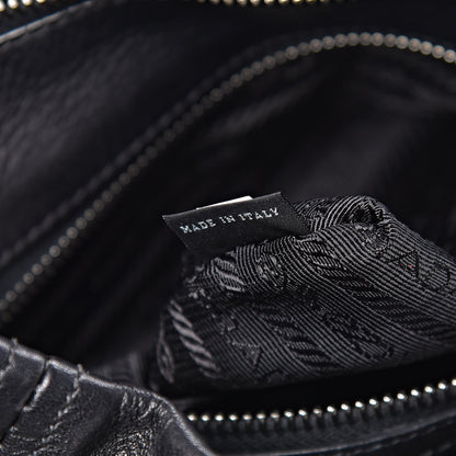 Prada Soft Calf Hobo Black 7 of 14
