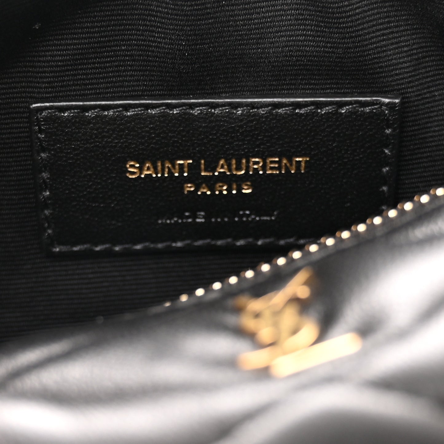 Lambskin Monogram Mini Sade Tube Bag Black