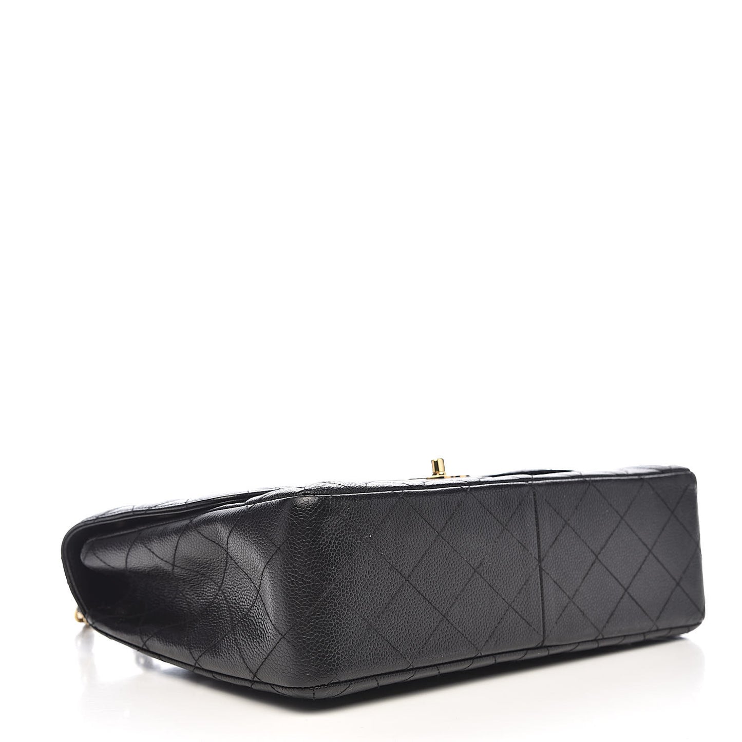 Caviar Quilted Jumbo Single Flap Black