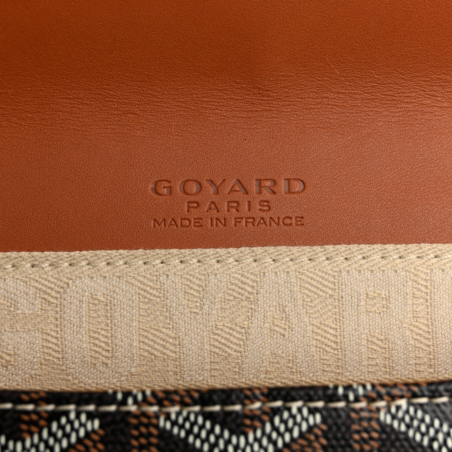 Goyard Goyardine Monte Carlo Bois Clutch Black 6 of 8