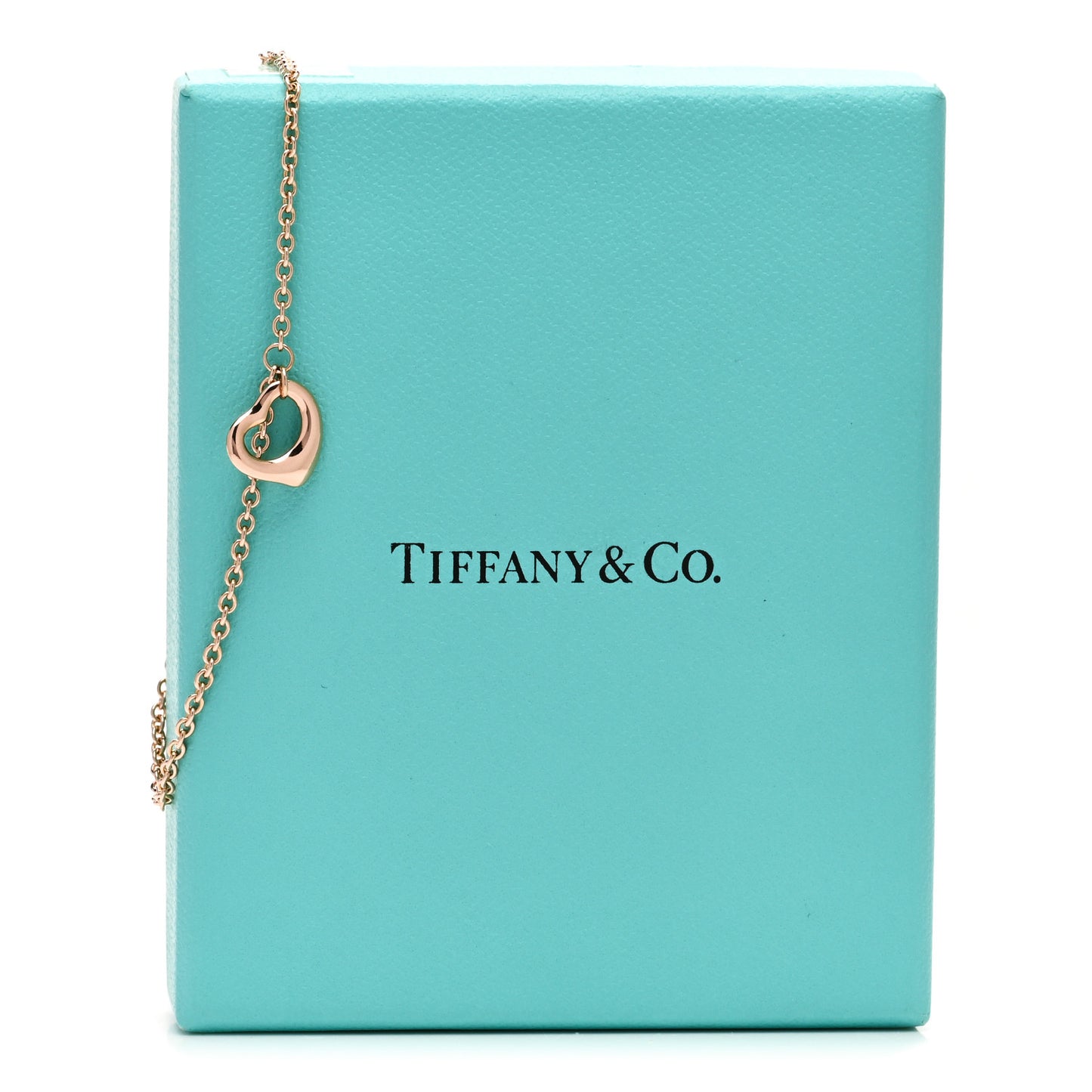 18K Rose Gold Elsa Peretti Open Heart Bracelet