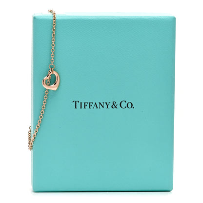 Tiffany 18K Rose Gold Elsa Peretti Open Heart Bracelet 6 of 6