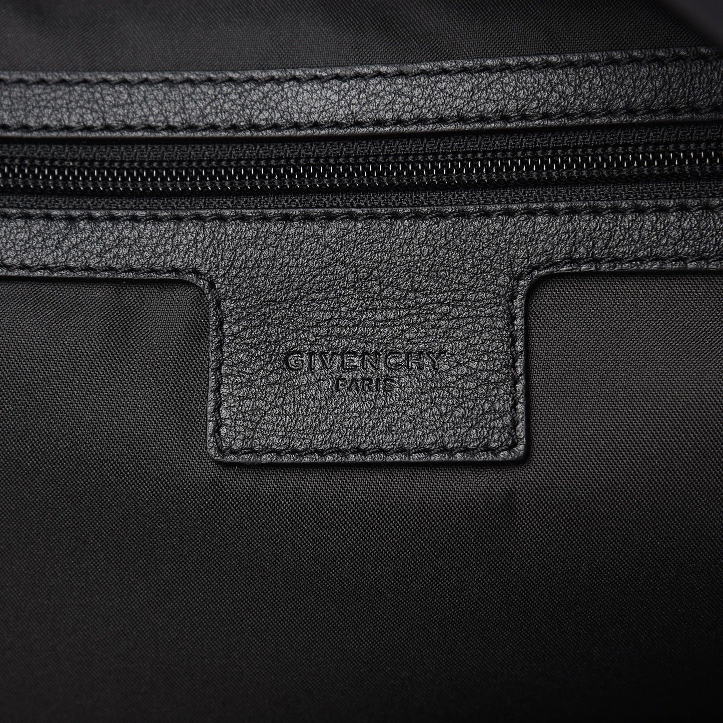 Nylon Urban Backpack Black White