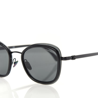 Chanel Pantos Sunglasses 4264 Black Grey 7 of 7