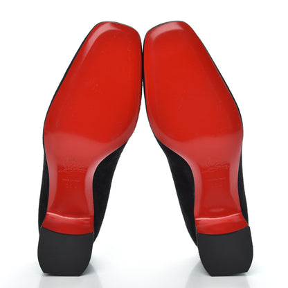 Christian Louboutin Veau Velours Donna Studs 55 Pumps 36.5 Black 5 of 9