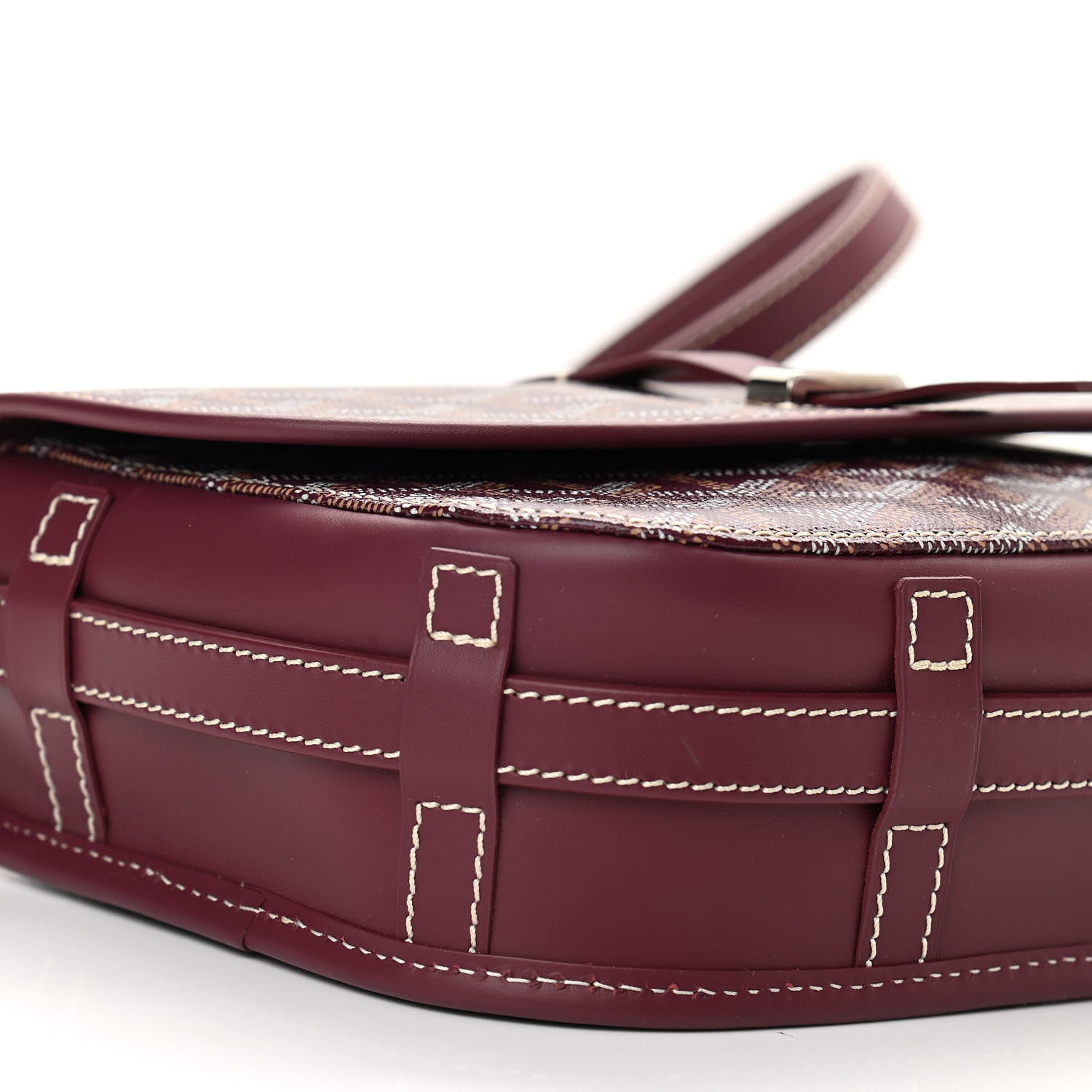 Goyard Goyardine Belvedere II PM Messenger Bag Bordeaux 8 of 9