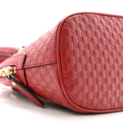 Gucci Soft Microguccissima Mini Dome Bag Rosso 9 of 10