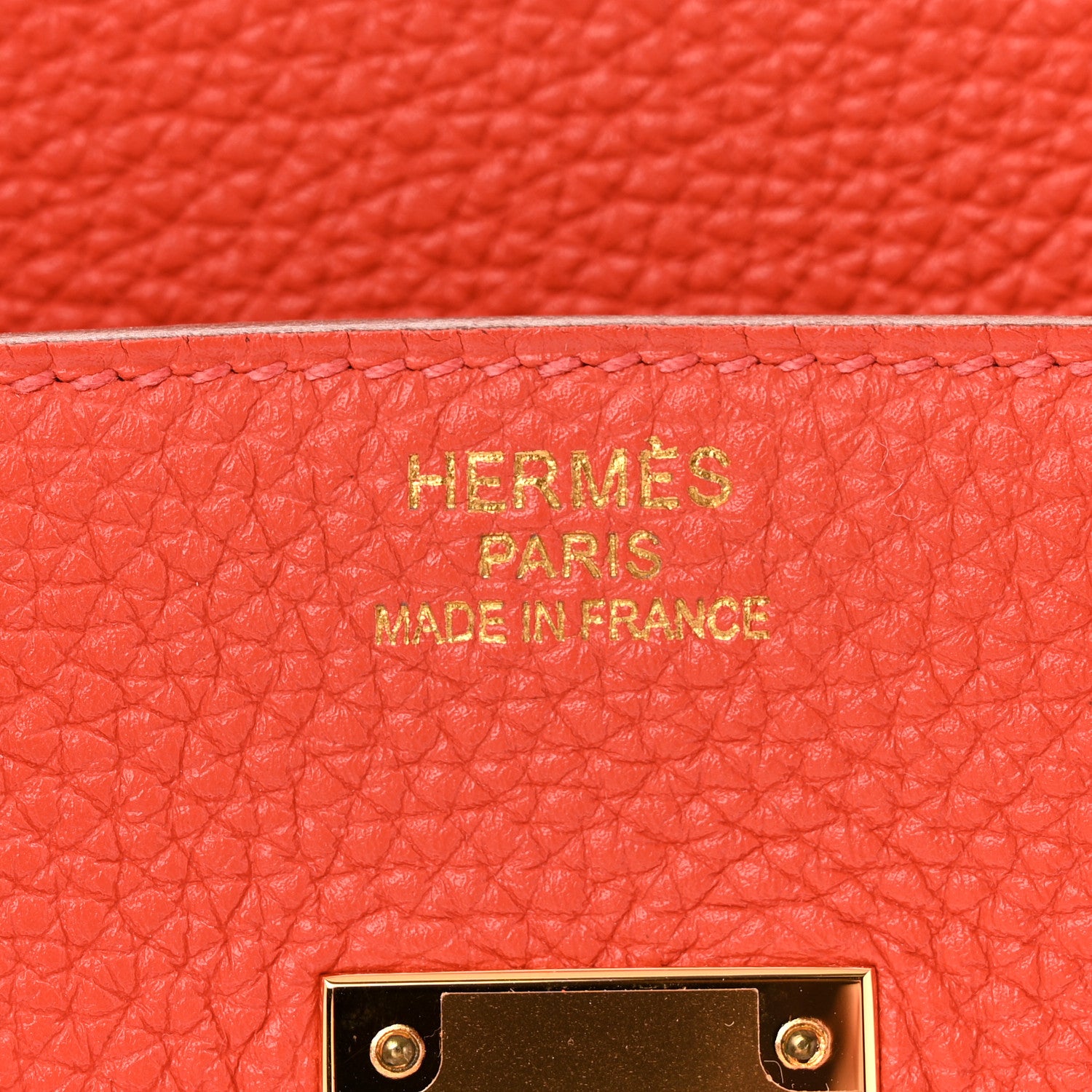 Hermes Togo BIRKIN 35 Capucine 5 of 11