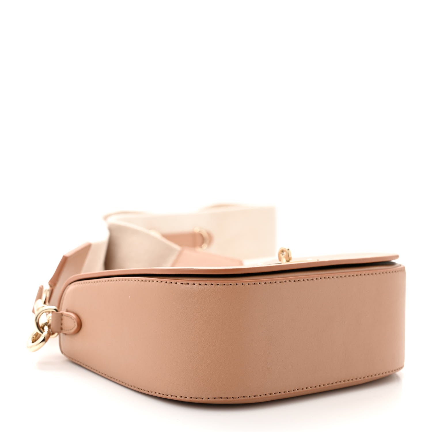Mulberry Silky Calfskin Webbing Strap Small Darley Satchel Light Salmon 4 of 11