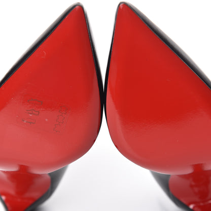 Christian Louboutin Shiny Nappa Victorina 100 Pumps 35.5 Black 14 of 14