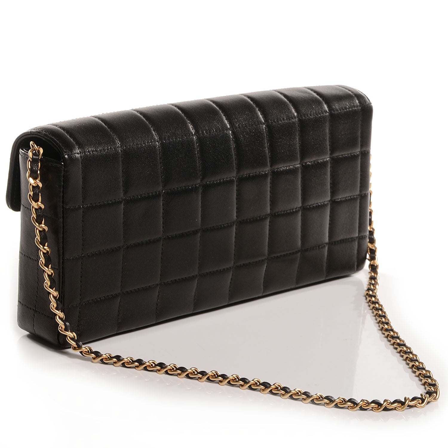 Chanel Lambskin East West Chocolate Bar Flap Black 3 of 9