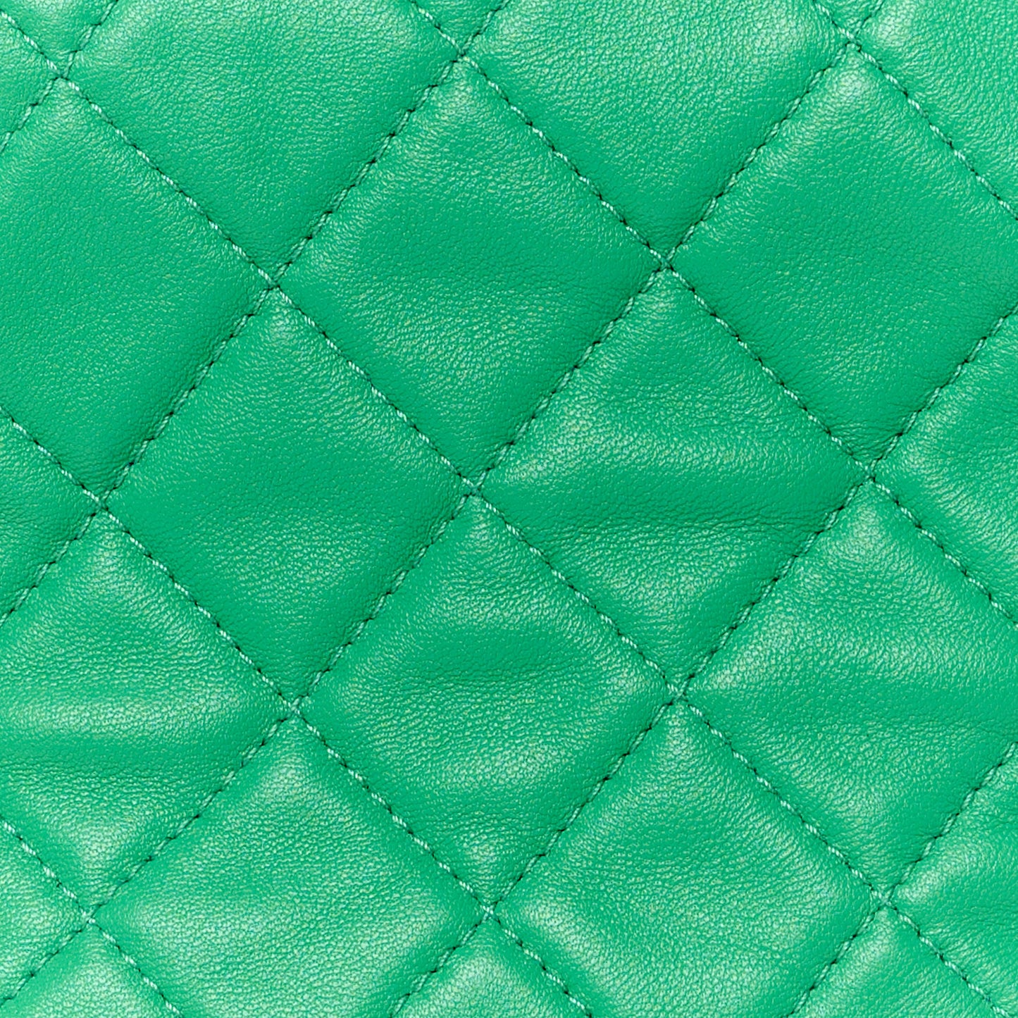 Lambskin Quilted Small Perfect Meeting Hobo Green