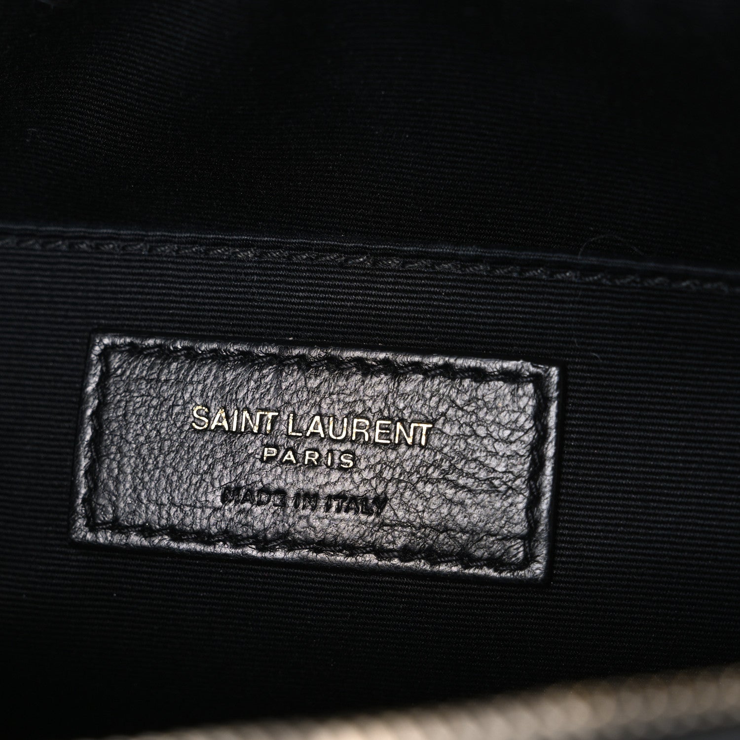 Saint Laurent Calfskin Matelasse Monogram Lou Camera Bag Black 6 of 10