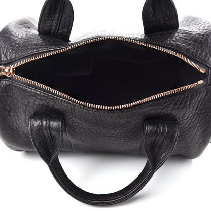 Alexander Wang Pebbled Lambskin Rocco Black Rose Gold Hardware 5 of 9
