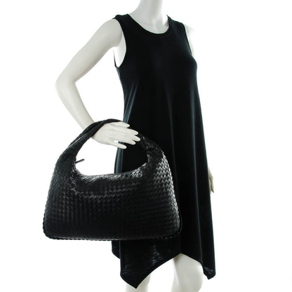 Bottega Veneta Nappa Intrecciato Medium Veneta Hobo Black 2 of 8