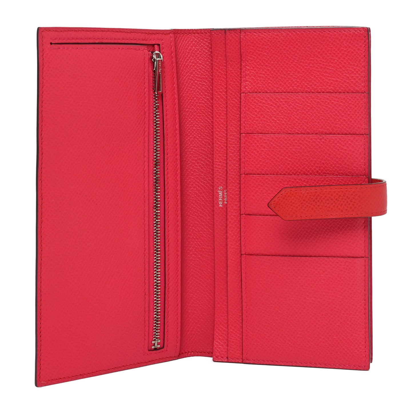 Epsom Bearn Verso Gusset Wallet Rouge De Coeur Rose Extreme