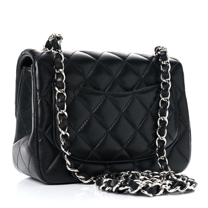 Chanel Lambskin Quilted Mini Square Flap Black 3 of 10