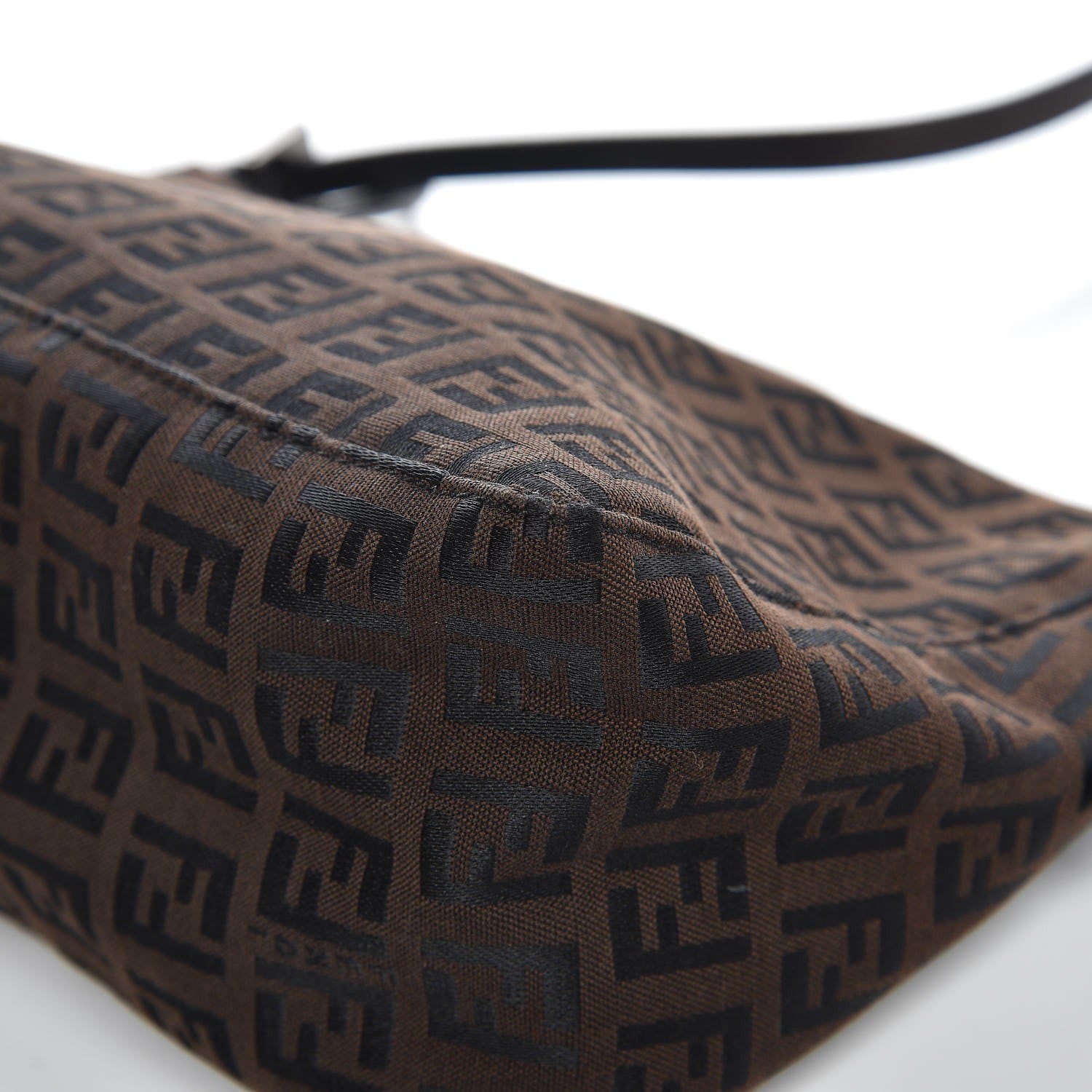 Fendi Zucchino Pochette Tobacco Moro 10 of 13