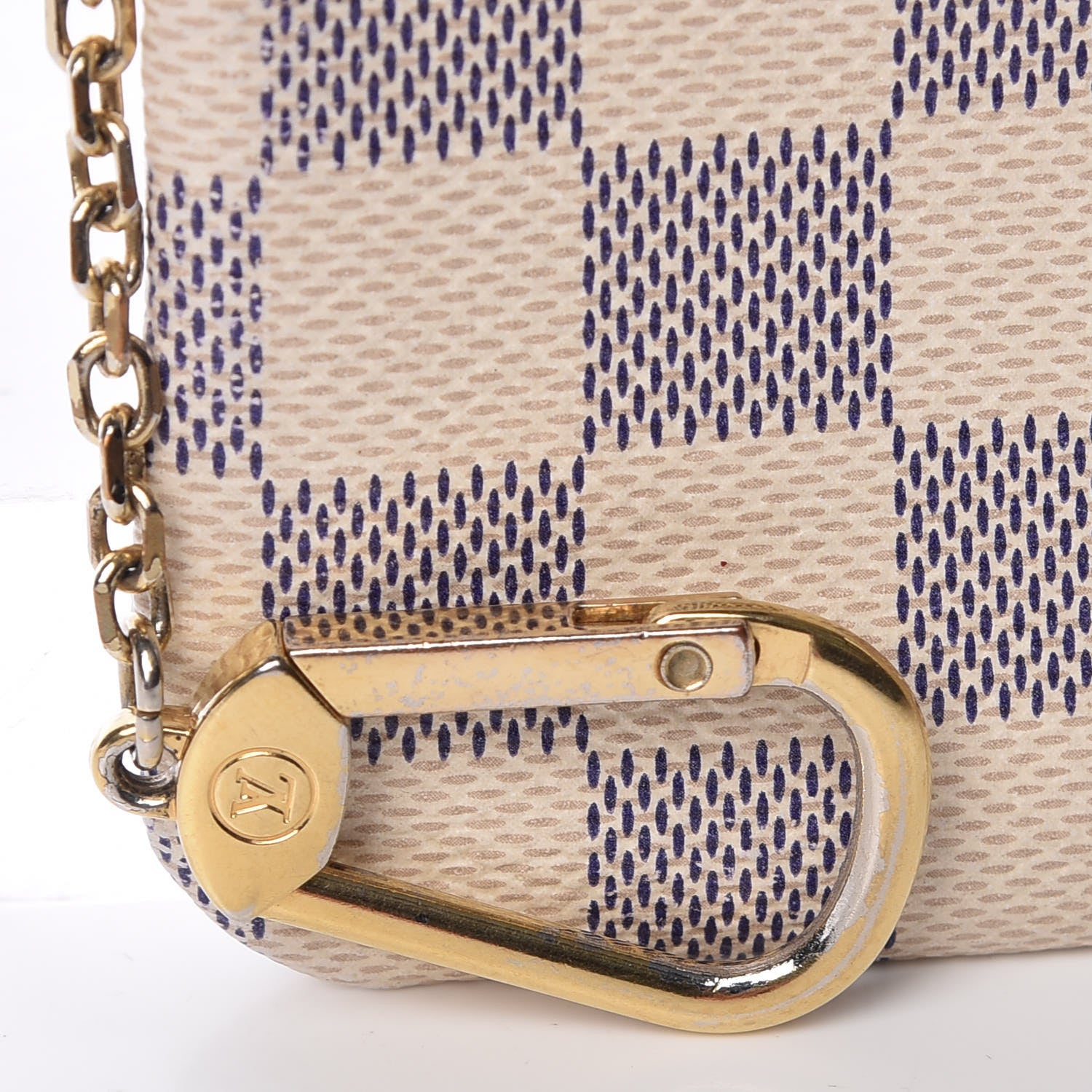 Louis Vuitton Damier Azur Key Pouch 12 of 12