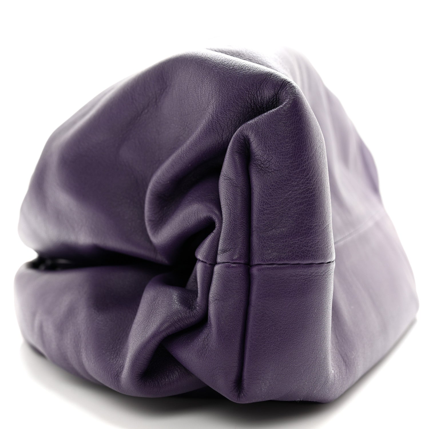 Bottega Veneta Smooth Butter Calf The Pouch Oversized Clutch Raisin 9 of 12