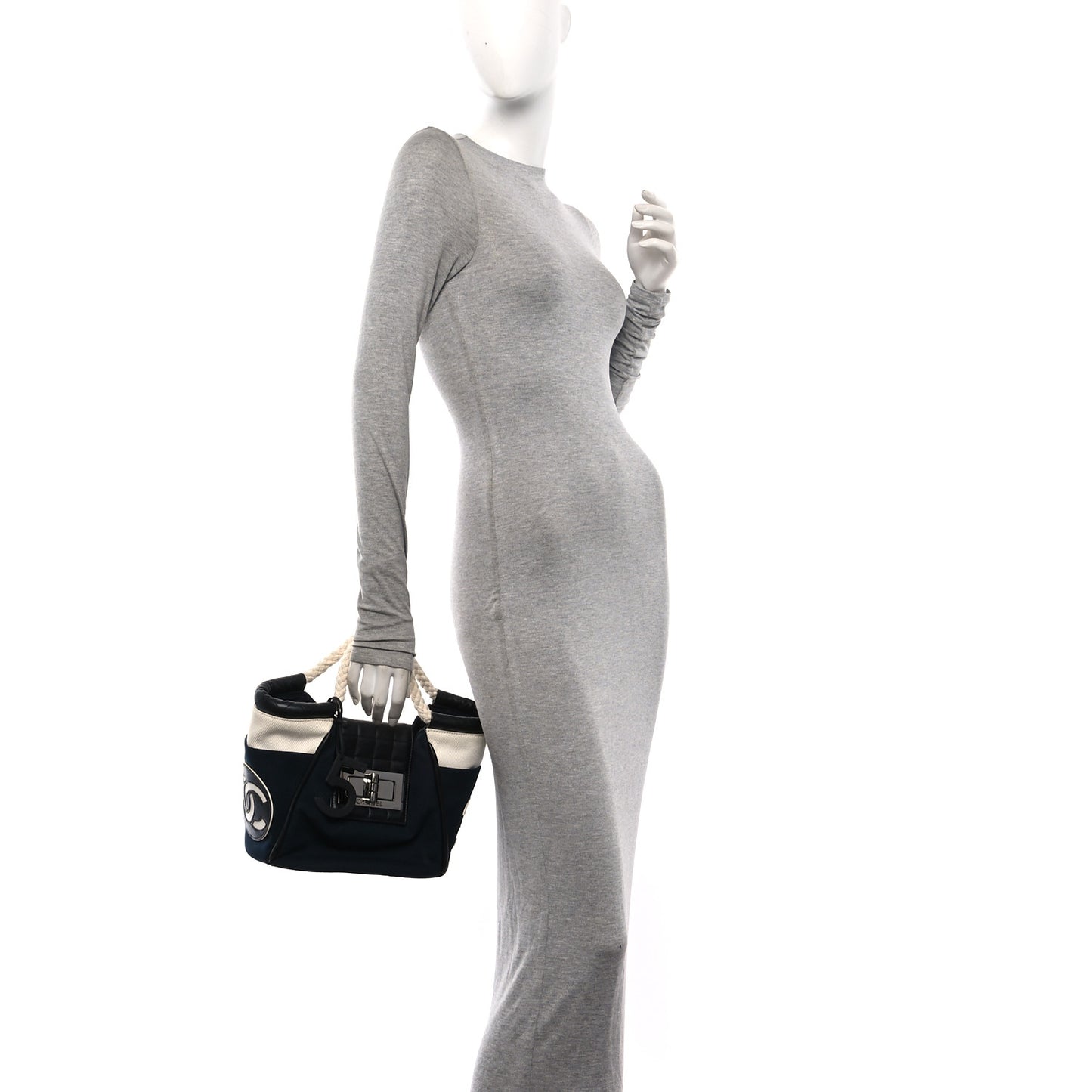 Canvas Cruise 31 Rue Cambon Rope Cabas Tote Navy
