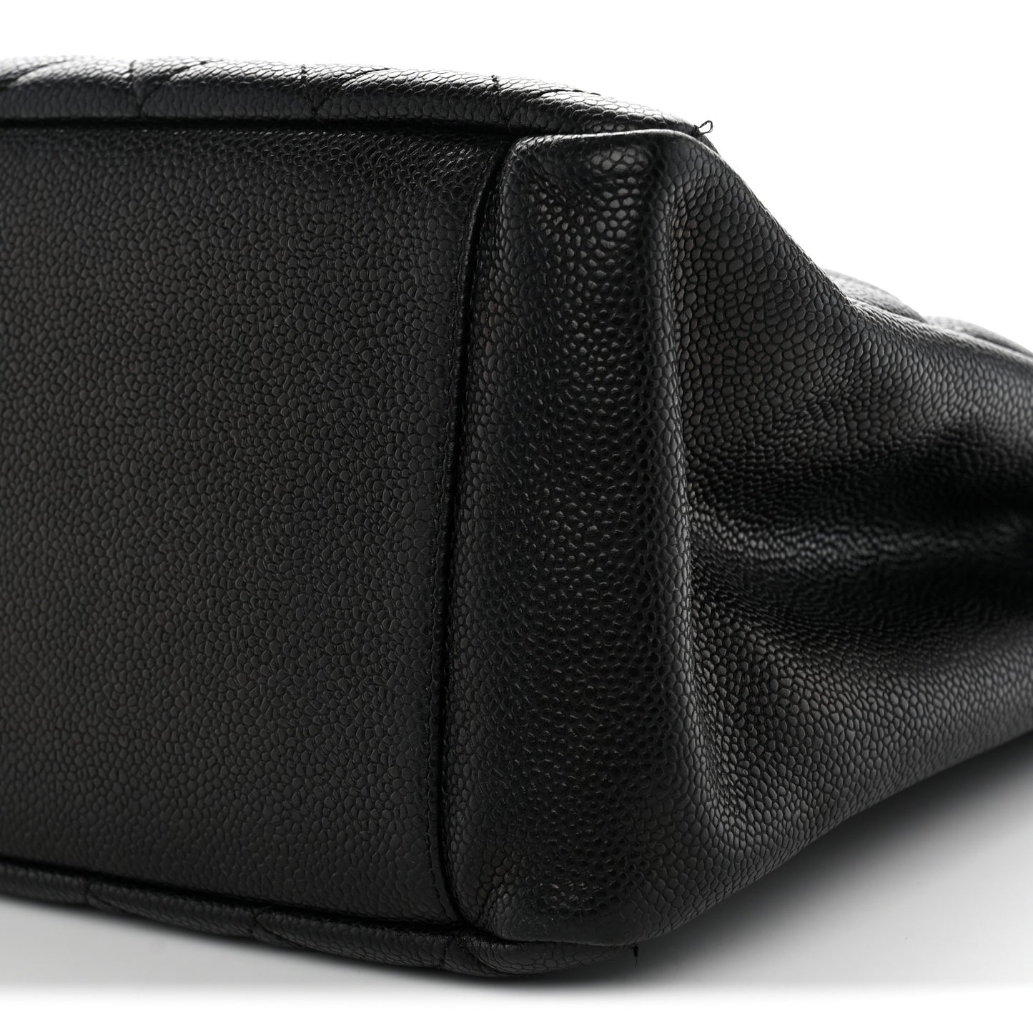 Caviar Quilted Grand Shopping Tote GST Black