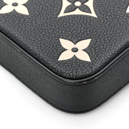 Louis Vuitton Empreinte Monogram Giant Felicie Pochette Black Beige 15 of 16