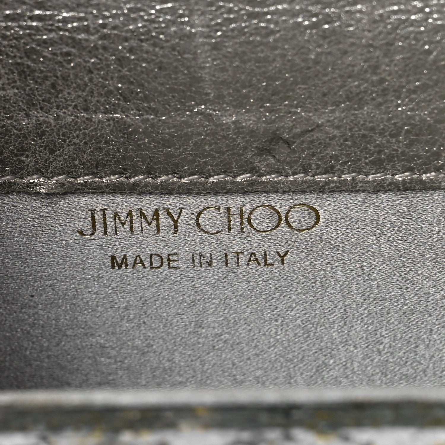 Jimmy Choo Acrylic Coarse Glitter Micro Candy Clutch Champagne 6 of 9